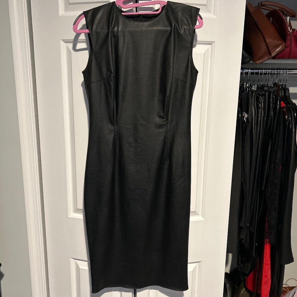 handmade leather dress